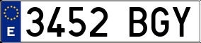 Truck License Plate